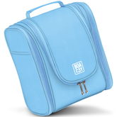 Medium Collapsible Hanging Toiletry Bag - Baby Blue